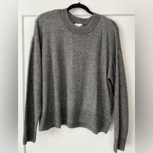H&M Silver/Black Shimmer Sweater